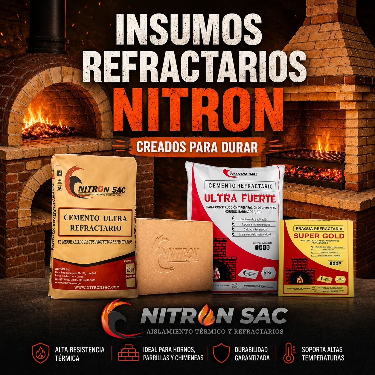Refractarios parrilleros